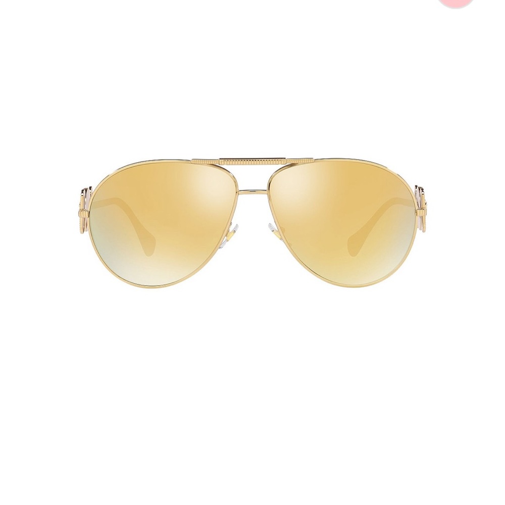 Versace gold aviator